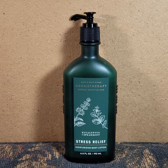 Bath & Body Works Aromatherapy Stress Relief Eucalyptus Spearmint Body L… - Picture 1 of 6